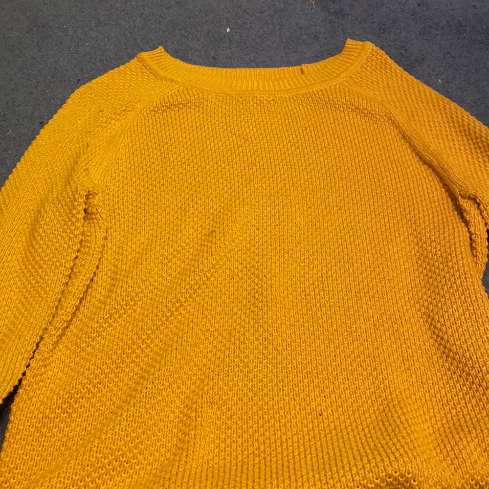 Old navy, mustard yellow sweater